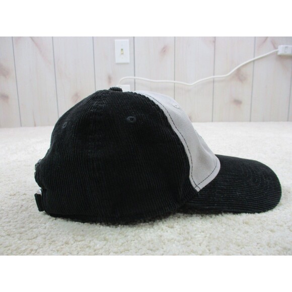 Seattle Mariners Hat Cap Strap Back Gray Black Corduroy MLB Baseball New Era Men - Picture 7 of 10
